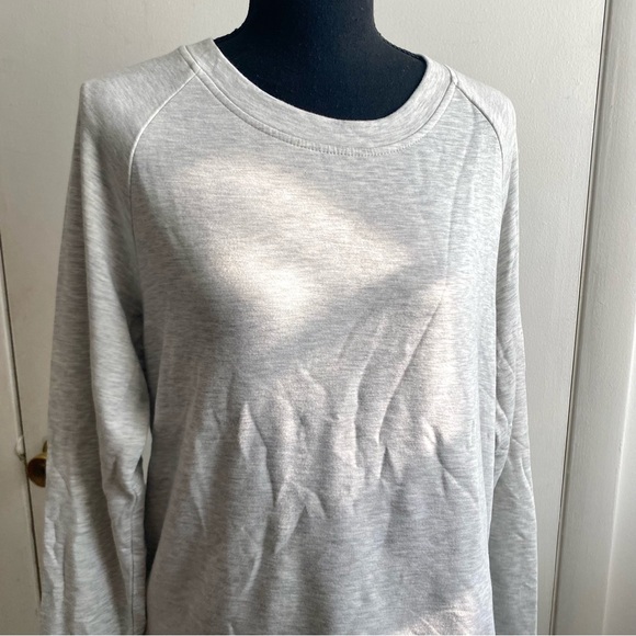 Lou & Grey Light Grey Medium Crewneck Sweater - Picture 2 of 6